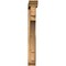 Ekena Millwork Merced Traditional Smooth Bracket w/ Offset Brace, Western Red Cedar, 5 1/2"W x 36"D x 44"H BKT0604X36X44MRC01SWR - alternate 3